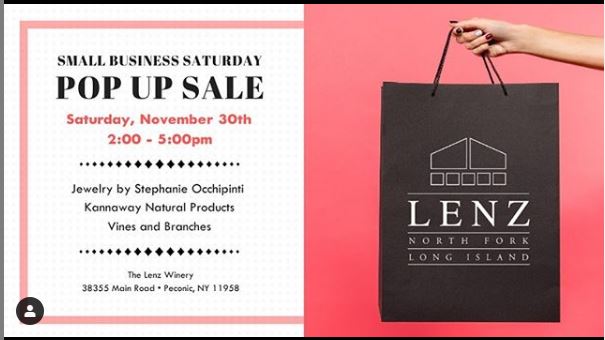 Small business Saturday at Lenz Winery, North Fork