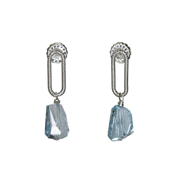 Blue Cascade Drop Earrings (exclusively-ours)