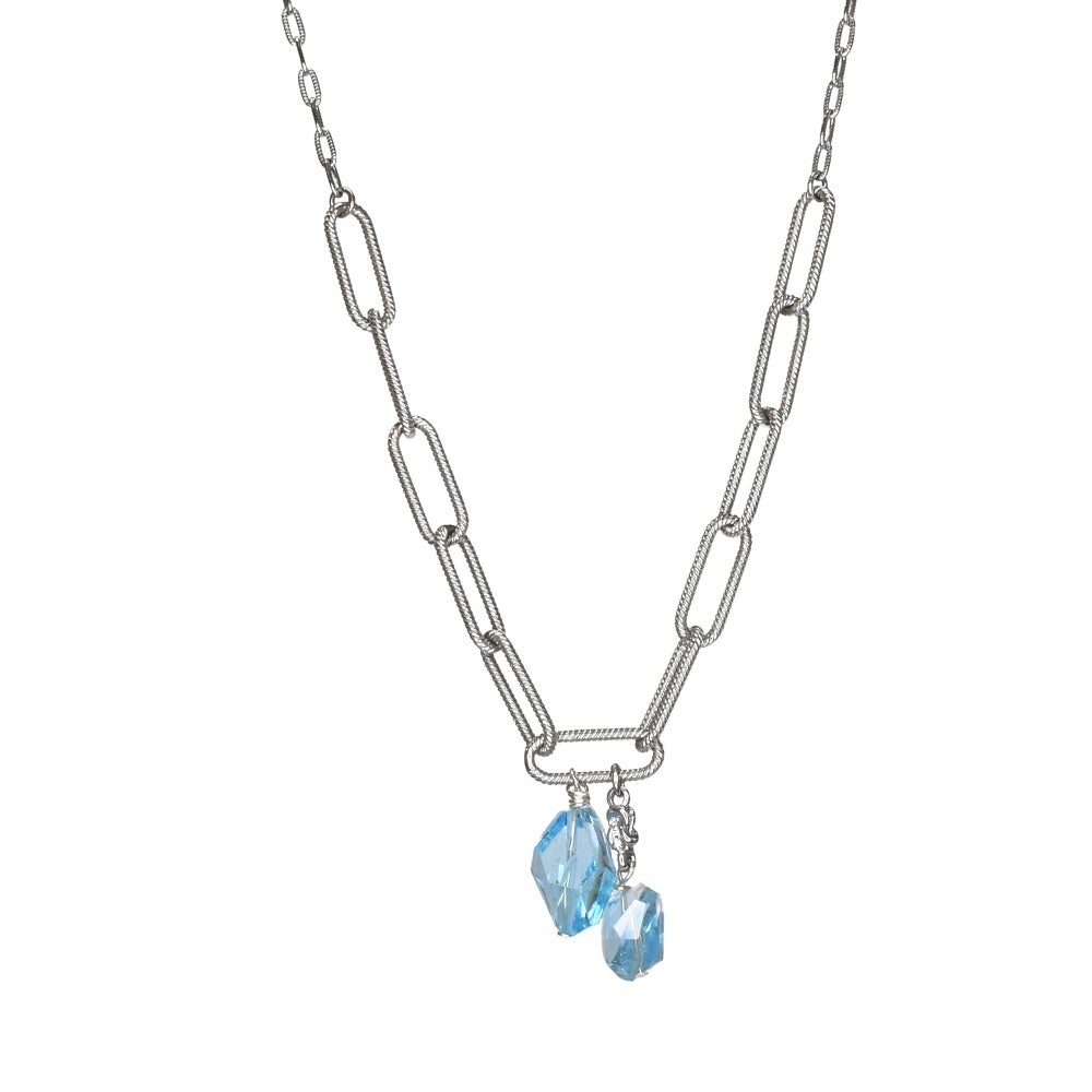 Blue Cascade Necklace (exclusively-ours)