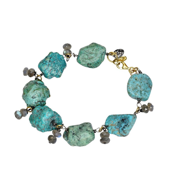 Vivid Lagoon Charm Bracelet (exclusively-ours)